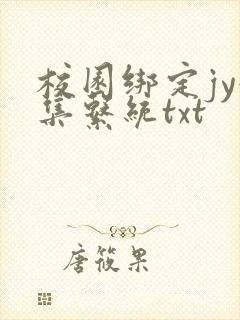 校园绑定jy收集系统txt封面