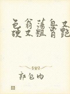 色翁荡息又大又硬又粗肖艳封面