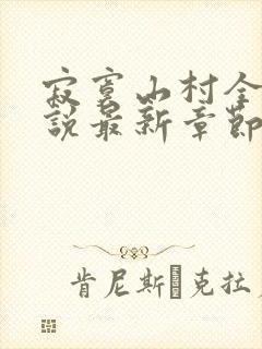 寂寞山村全部小说最新章节