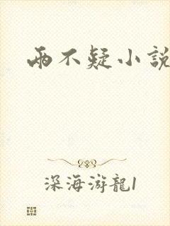 两不疑小说封面