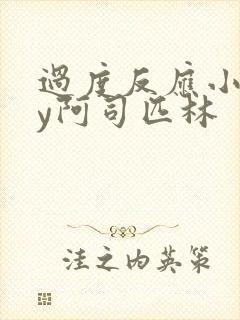 过度反应小说by阿司匹林封面