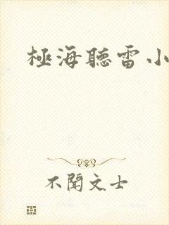 极海听雷小说封面