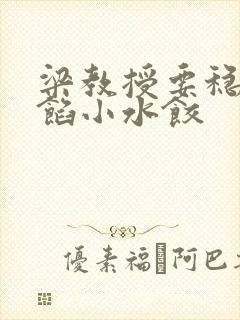 梁教授要稳住肉馅小水饺