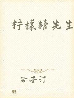 柠檬精先生封面