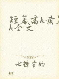 短篇高h黄暴辣h全文