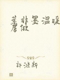 叶非墨温暖在厨房做