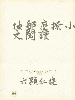 他那么撩小说全文阅读