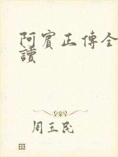 阿宾正传全文阅读