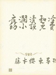 夜澜清和冷意欢的小说免费阅读封面
