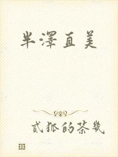 半泽直美封面