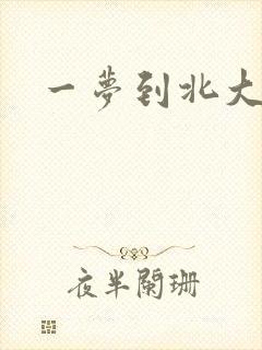 一梦到北大