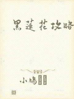 黑莲花攻略手册
