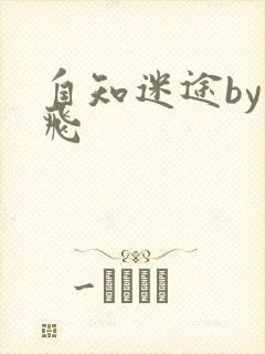 自知迷途by二飞封面