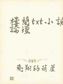 楼兰txt小说论坛封面