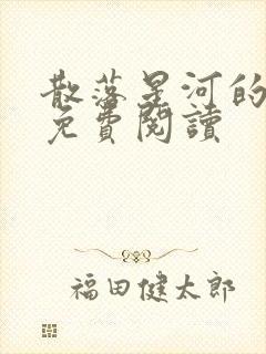 散落星河的记忆免费阅读封面