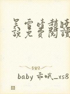 吴雪晴赵晓东小说免费阅读