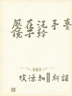 压在洗手台看着镜子干