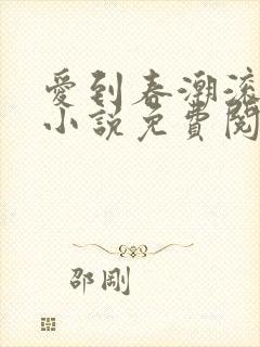 爱到春潮滚滚来小说免费阅读