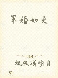 军婚如火封面