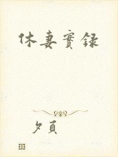 休妻实录