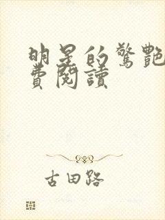 明星的惊艳史免费阅读