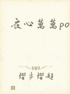 夜心万万po