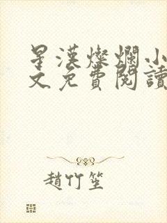 星汉灿烂小说全文免费阅读