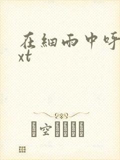 在细雨中呼喊txt