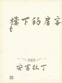 楼下的房客txt封面