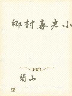 乡村春光小说封面