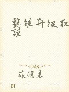 系统升级取液小说