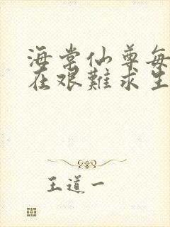 海棠仙尊每天都在艰难求生封面