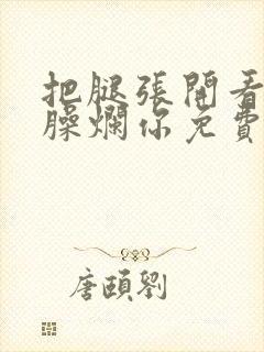 把腿张开看老子臊烂你免费封面