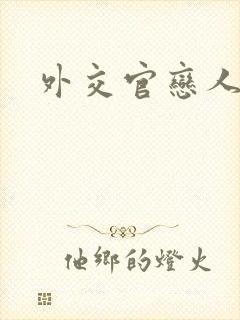 外交官恋人小说封面