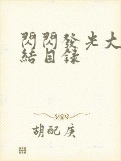 闪闪发光大团圆结目录