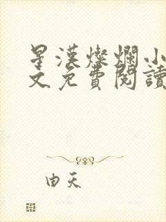 星汉灿烂小说全文免费阅读