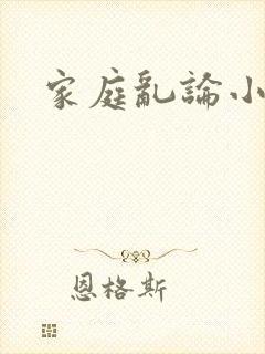 家庭乱论小说封面