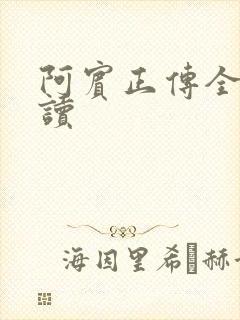 阿宾正传全文阅读