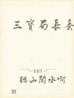 三宝局长秦守仁封面