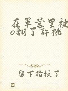 在军营里被cao翻了许桃封面