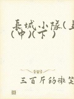 长城小队(上)(中)(下 )
