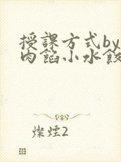 授课方式by 肉馅小水饺