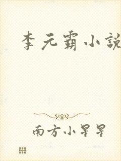 李元霸小说