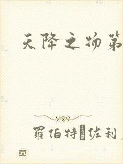 天降之物第一季