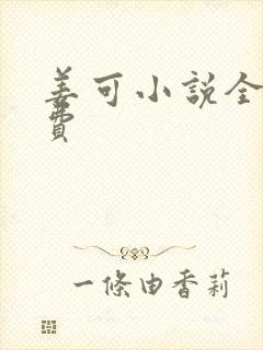 姜可小说全文免费封面