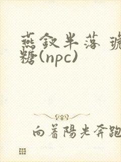 燕钗半落 琥珀糖(npc)