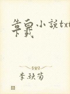 告白小说txt下载