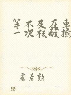 等不及在车里做一次核酸检测