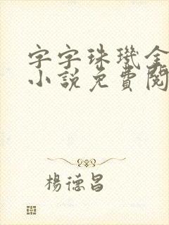 字字珠玑金银花小说免费阅读封面