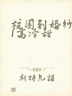 校园到婚纱1V1高冷甜